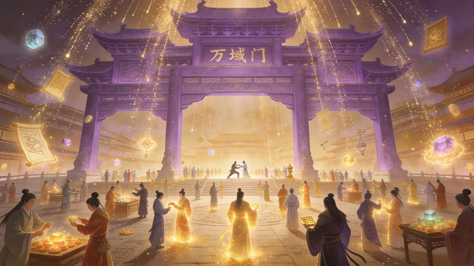 天下侠客共享万域门之愿景